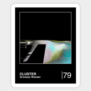 Cluster / Original Minimalist Graphic Artwork Design Sticker